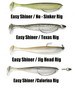 Guma szczupakowa, kopyto Keitech Easy Shiner 4,5" - 11,4cm