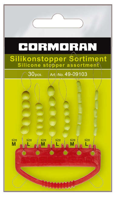 Zestaw stoperów silikonowych Cormoran