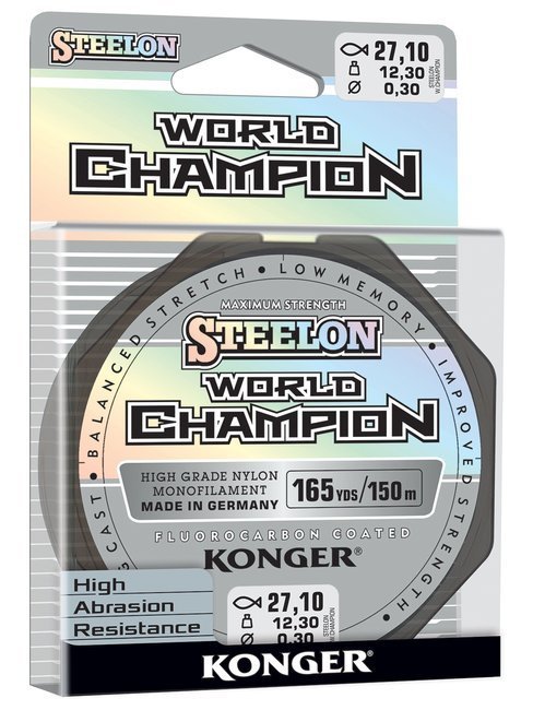 Żyłka pokryta fluocarbonem Konger Steelon World Champion 150m